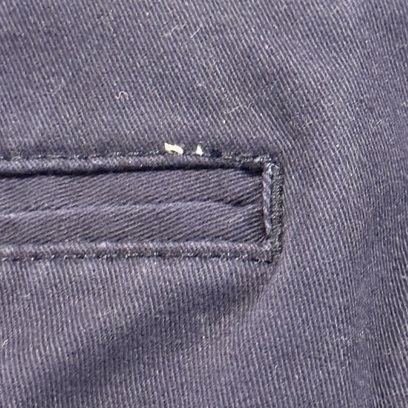 Goodfellow & Co. Men's 40x32 Navy Blue Flat Front Chino Casual Pants - Picture 7 of 8